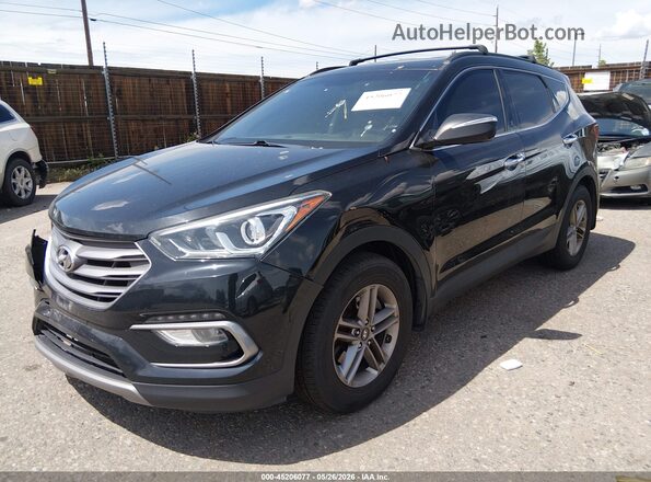 5NMZUDLB3HH006158 2017 HYUNDAI SANTA FE SPORT Black Przód lewy
