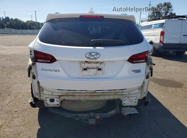 5NMZUDLB3JH068892 2018 HYUNDAI SANTA White 