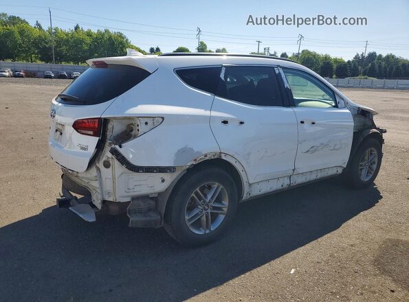 5NMZUDLB3JH068892 2018 HYUNDAI SANTA White 