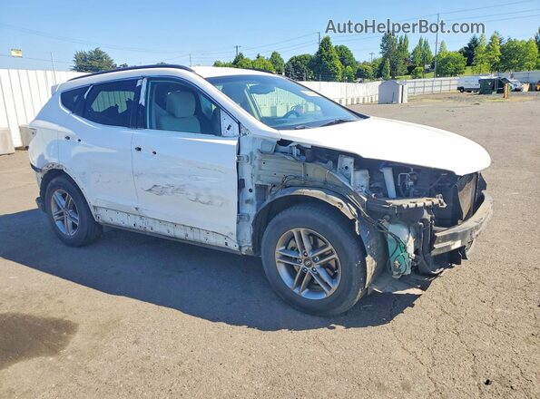 5NMZUDLB3JH068892 2018 HYUNDAI SANTA White 