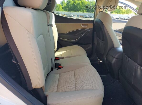 5NMZUDLB3JH068892 2018 HYUNDAI SANTA White 