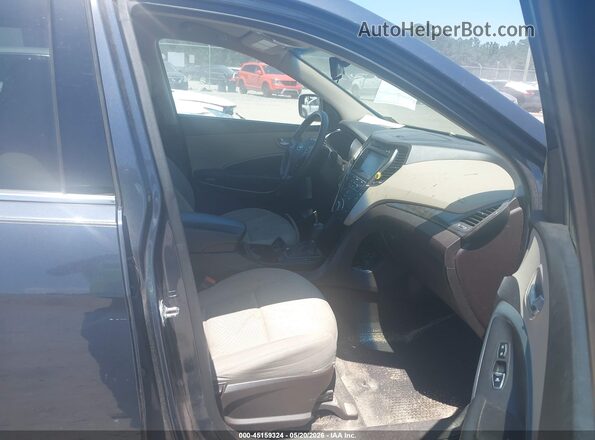 5NMZUDLB4JH105173 2018 HYUNDAI SANTA FE SPORT Blue Vista interior delantera