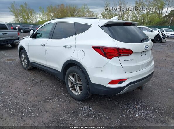5NMZUDLB5JH078176 2018 HYUNDAI SANTA FE SPORT White Задня ліва чверть