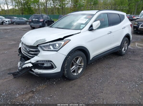 5NMZUDLB5JH078176 2018 HYUNDAI SANTA FE SPORT White Передня ліва чверть