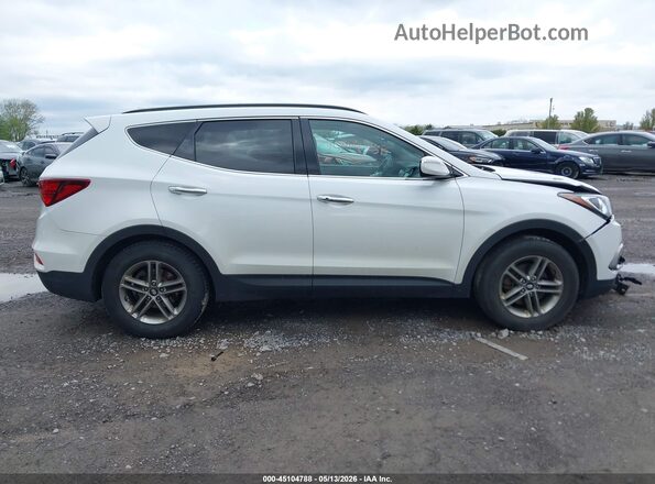 5NMZUDLB5JH078176 2018 HYUNDAI SANTA FE SPORT White Вид задньої частини салону