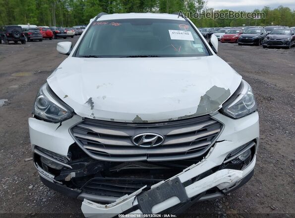 5NMZUDLB5JH078176 2018 HYUNDAI SANTA FE SPORT White Вид щитка приладів