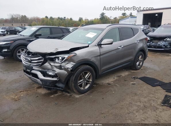 5NMZUDLB6JH077750 2018 HYUNDAI SANTA FE SPORT Beige Առջևի ձախ երեք քառորդ տեսարան