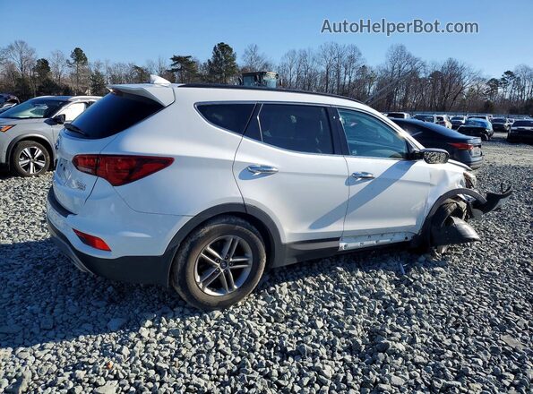 5NMZUDLB9HH015897 2017 HYUNDAI SANTA White Tył prawy