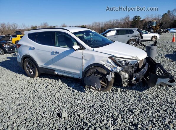 5NMZUDLB9HH015897 2017 HYUNDAI SANTA White Przód prawy