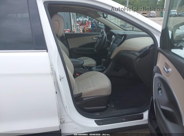 5NMZUDLB9HH018928 2017 HYUNDAI SANTA FE SPORT White 