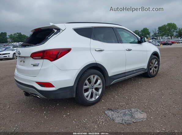 5NMZWDLA5JH098977 2018 HYUNDAI SANTA FE SPORT White უკანა მარჯვენა