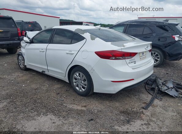 5NPD74LF0HH088406 2017 HYUNDAI ELANTRA White 