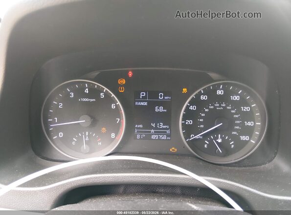 5NPD74LF0HH166375 2017 HYUNDAI ELANTRA Silver უკანა სავარძლების ხედი
