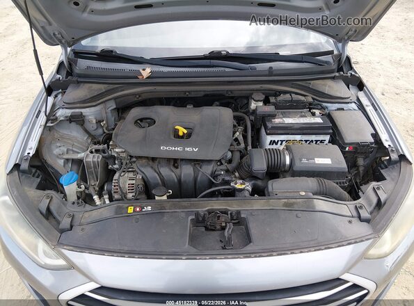 5NPD74LF0HH166375 2017 HYUNDAI ELANTRA Silver უკანა ხედი