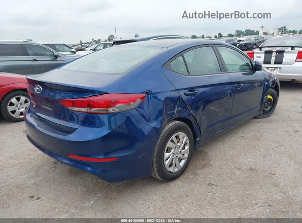 5NPD74LF0JH219730 2018 HYUNDAI ELANTRA Blue Հետևի աջ