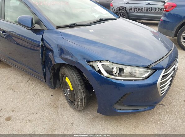 5NPD74LF0JH219730 2018 HYUNDAI ELANTRA Blue Դիմացի տեսք