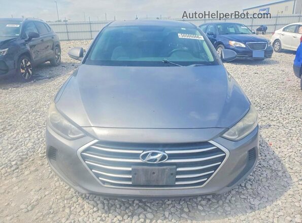 5NPD74LF0JH260147 2018 HYUNDAI ELANTRA Gray 