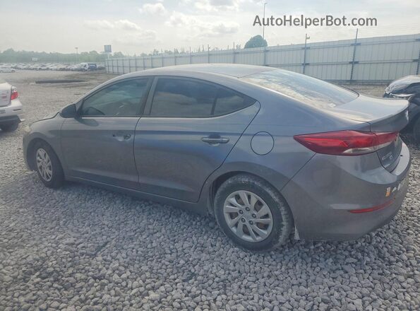 5NPD74LF0JH260147 2018 HYUNDAI ELANTRA Gray 