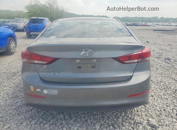5NPD74LF0JH260147 2018 HYUNDAI ELANTRA Gray 