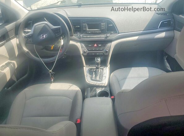 5NPD74LF0JH260147 2018 HYUNDAI ELANTRA Gray 