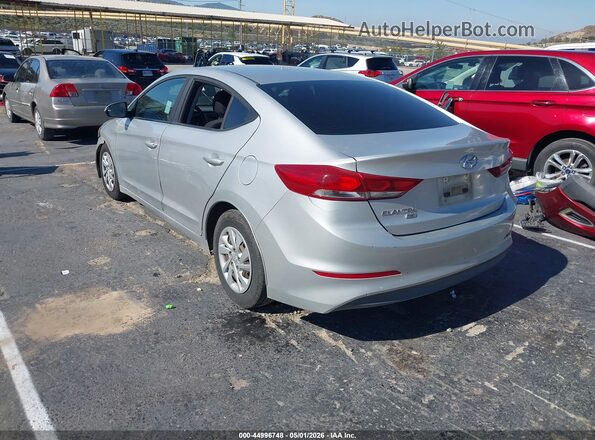 5NPD74LF0JH336398 2018 HYUNDAI ELANTRA Серебряный Задняя левая четверть