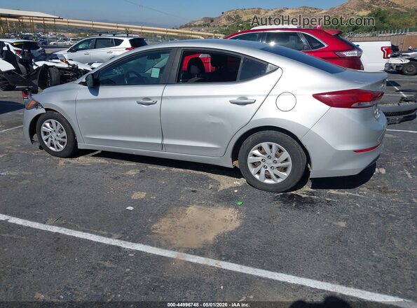 5NPD74LF0JH336398 2018 HYUNDAI ELANTRA Серебряный Вид задней части салона