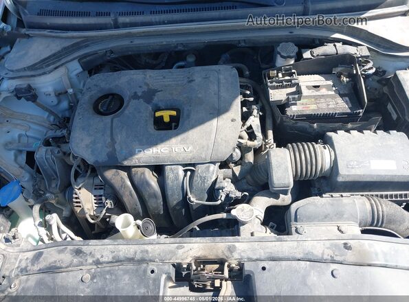 5NPD74LF0JH336398 2018 HYUNDAI ELANTRA Серебряный Вид сзади