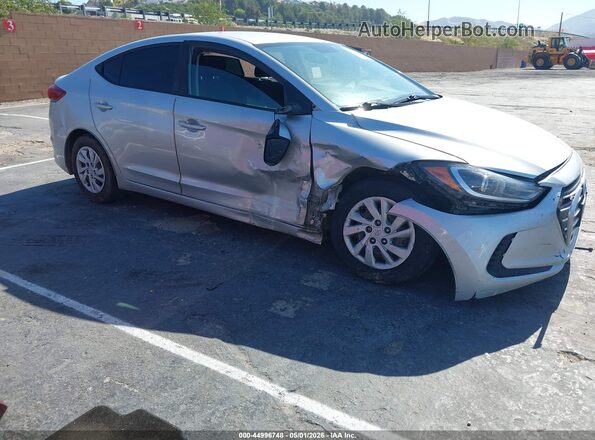 5NPD74LF0JH336398 2018 HYUNDAI ELANTRA Серебряный Вид щитка приборов