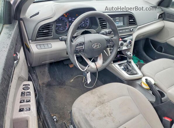 5NPD74LF0KH411229 2019 HYUNDAI ELANTRA Silver Вид панелі приладів