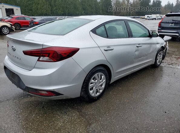 5NPD74LF0KH411229 2019 HYUNDAI ELANTRA Silver Задня права чверть