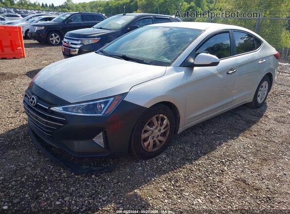 5NPD74LF0KH447499 2019 HYUNDAI ELANTRA Gray Przód lewy