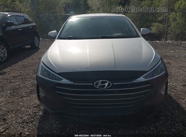 5NPD74LF0KH447499 2019 HYUNDAI ELANTRA Gray Widok zestawu wskaźników