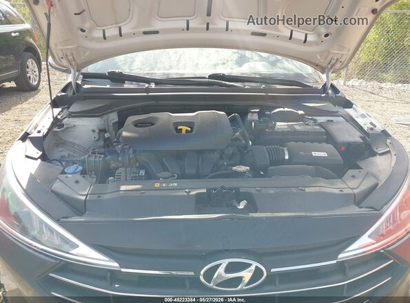 5NPD74LF0KH447499 2019 HYUNDAI ELANTRA Gray Widok z tyłu