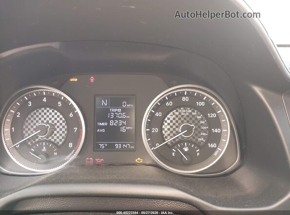 5NPD74LF0KH447499 2019 HYUNDAI ELANTRA Gray Widok tylnych siedzeń