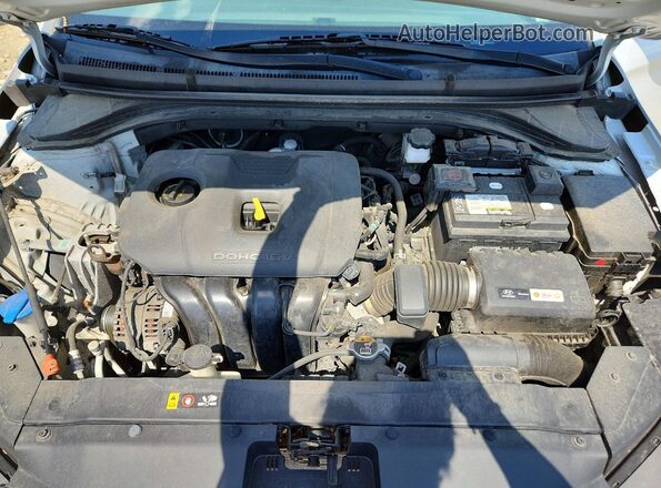 5NPD74LF0KH469356 2019 HYUNDAI ELANTRA Серебряный Вид задней части салона