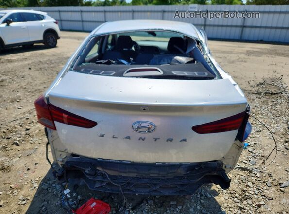 5NPD74LF0KH469356 2019 HYUNDAI ELANTRA Серебряный Вид сзади