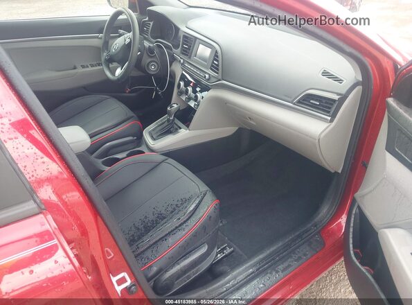 5NPD74LF0KH473469 2019 HYUNDAI ELANTRA Red 