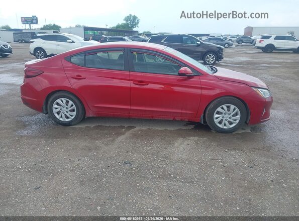 5NPD74LF0KH473469 2019 HYUNDAI ELANTRA Red 