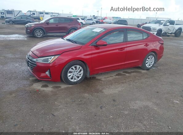 5NPD74LF0KH473469 2019 HYUNDAI ELANTRA Red 