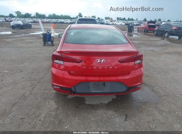 5NPD74LF0KH473469 2019 HYUNDAI ELANTRA Red 