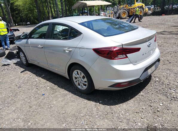 5NPD74LF0KH478588 2019 HYUNDAI ELANTRA Серебряный Задняя левая четверть