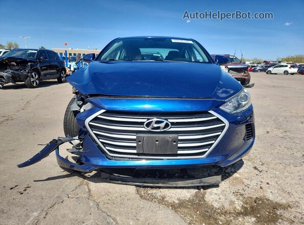 5NPD74LF1HH135247 2017 HYUNDAI ELANTRA Blue Vista frontal