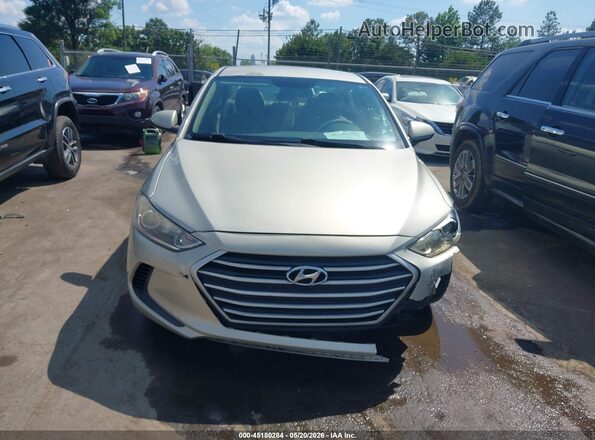 5NPD74LF1HH183489 2017 HYUNDAI ELANTRA Beige Widok zestawu wskaźników