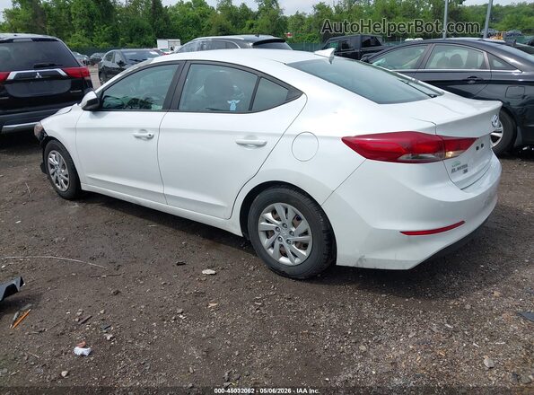 5NPD74LF1HH195206 2017 HYUNDAI ELANTRA Белый Задняя левая четверть