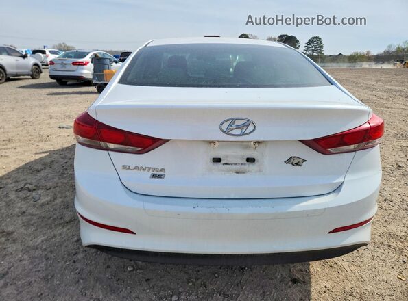 5NPD74LF1JH221521 2018 HYUNDAI ELANTRA White Widok z tyłu