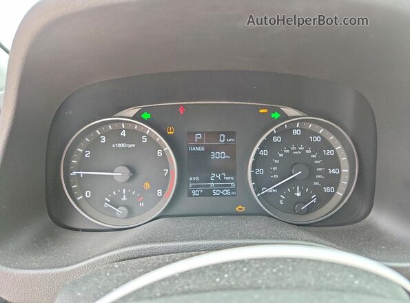 5NPD74LF1JH223883 2018 HYUNDAI ELANTRA Серый Вид щитка приборов