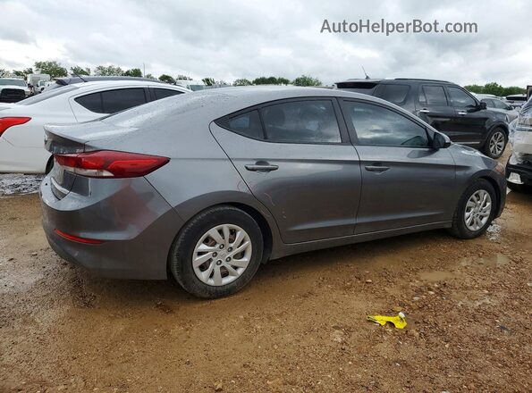 5NPD74LF1JH330285 2018 HYUNDAI ELANTRA Gray Rear right