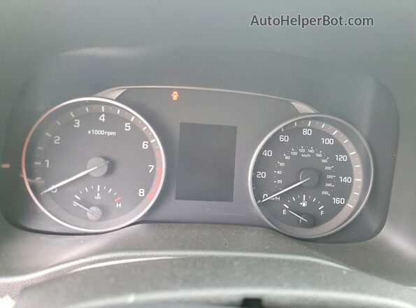 5NPD74LF1JH330285 2018 HYUNDAI ELANTRA Gray Instrument cluster view