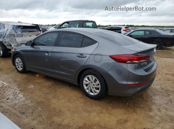 5NPD74LF1JH330285 2018 HYUNDAI ELANTRA Gray Rear left