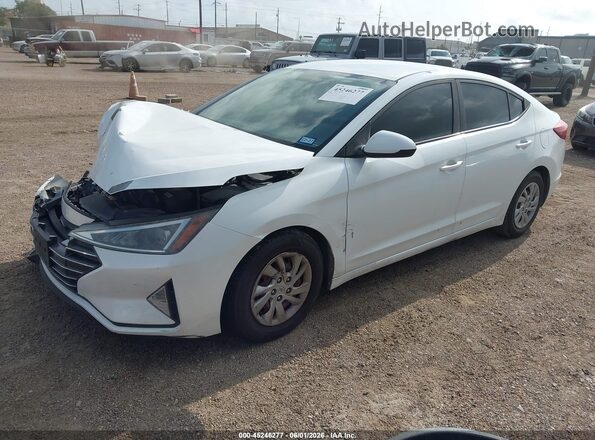 5NPD74LF1KH434356 2019 HYUNDAI ELANTRA White Передня ліва чверть